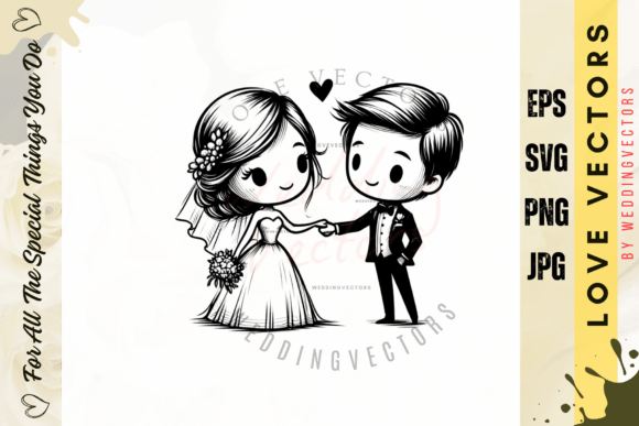 C3979: Romantic Floral Vectors for Wedding Designs