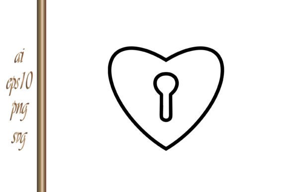 Designing with Heart: The Romantic Lock Icon for Wedding Projects