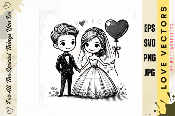 Dreamy Watercolor Wedding Vectors: Infuse Romance into Your Designs