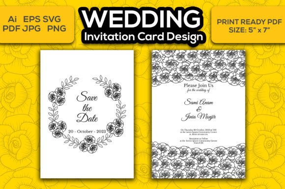 Elegant Floral Wedding Cards: A Free Design Template Guide