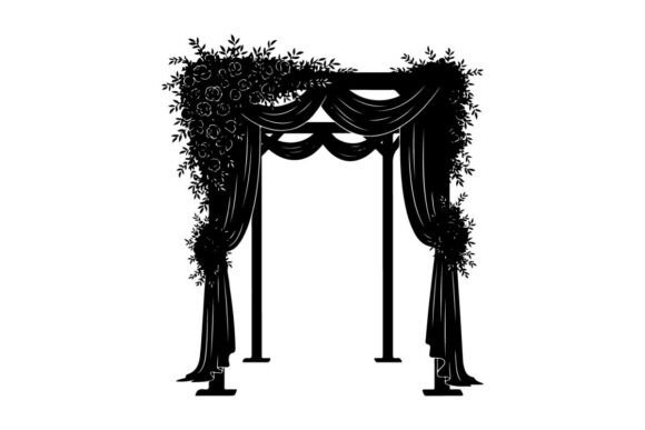 Elegant Wedding Arch with Floral Decor: A Designer's Secret Weapon