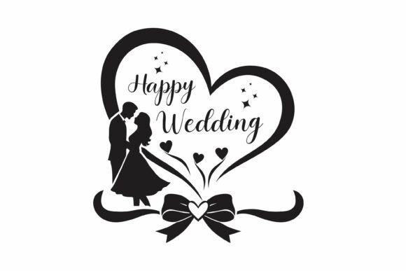 Happy Wedding Typography: Crafting Love Stories in Design